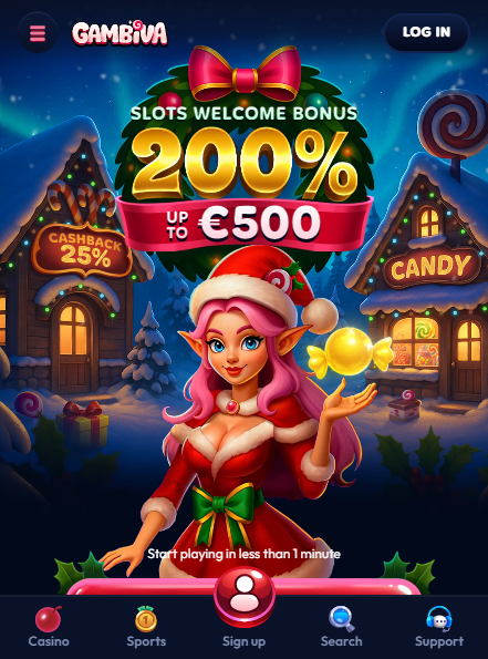 Gambiva Casino Screenshot für Mobilgeräte